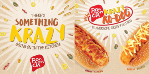 Fonts by Mikko Sumulong In Use BonChonPH Krazy Ko Dog