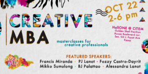 Solid on Creative MBA at Design Week Philippines Event Posters