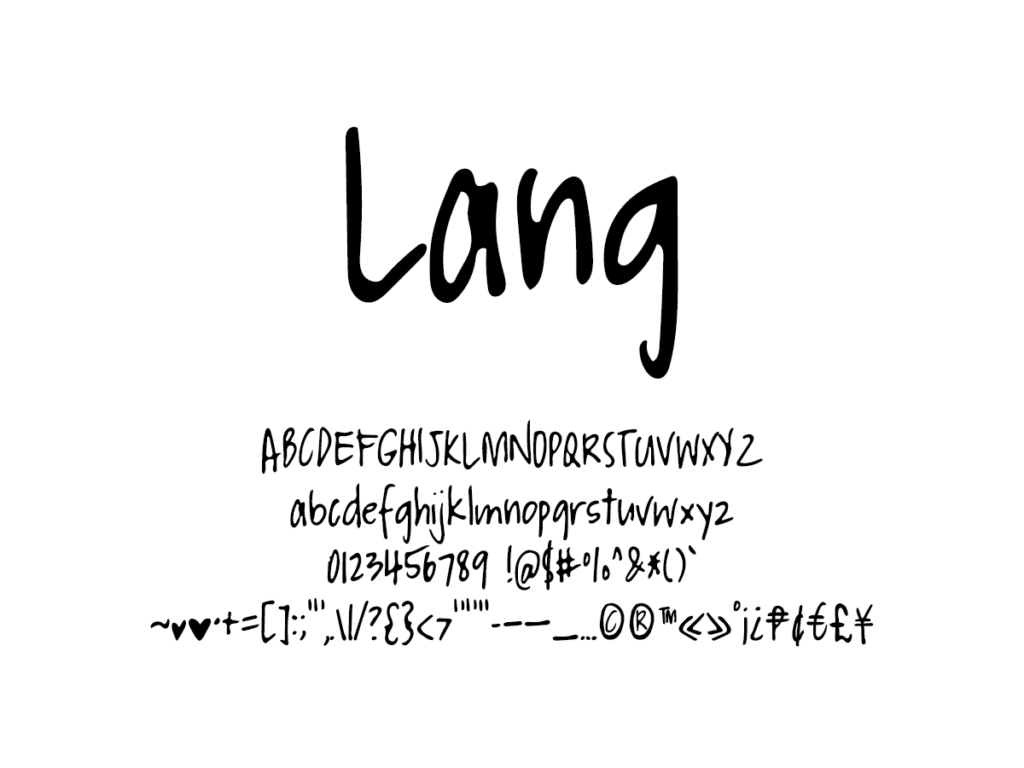 Mix Lang - Handwritten Fonts by Mikko Sumulong