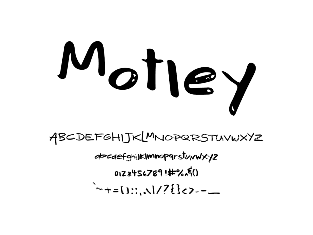 Mix Motley - Handwritten Fonts by Mikko Sumulong