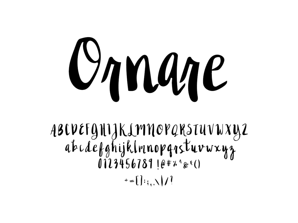 Mix Ornare - Handwritten Fonts by Mikko Sumulong