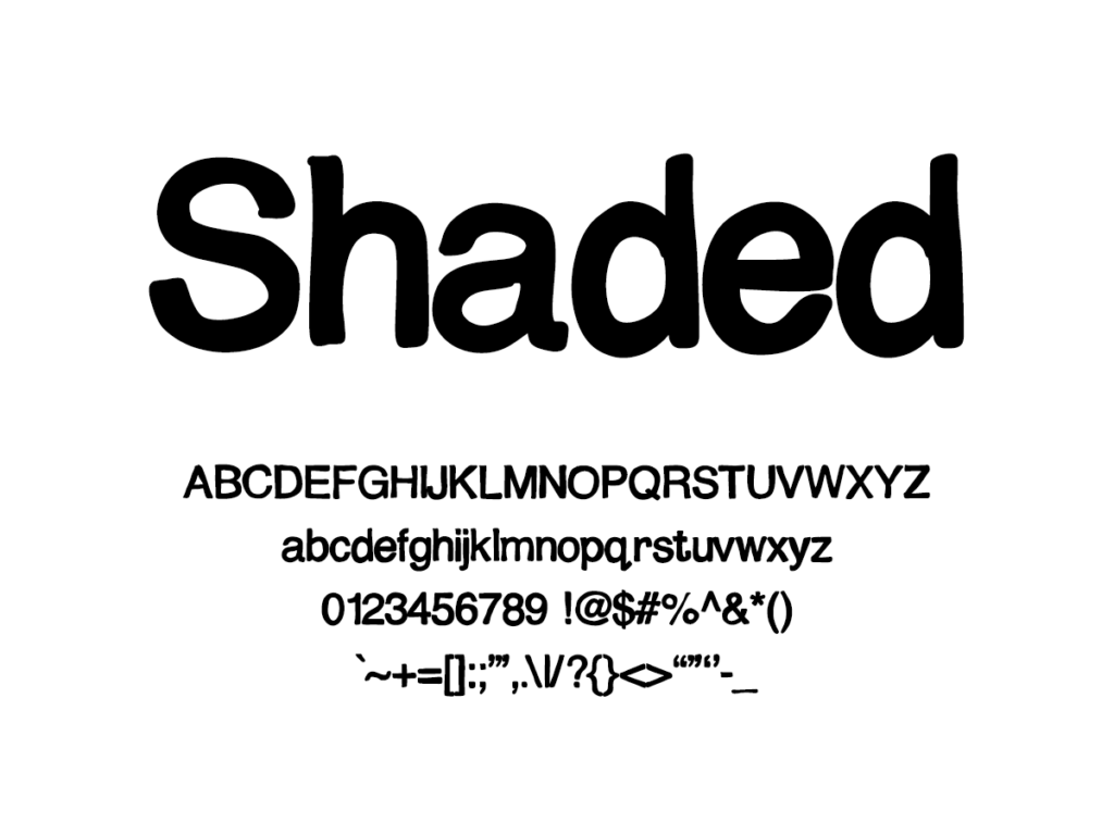 Mix Shaded - Handwritten Fonts by Mikko Sumulong
