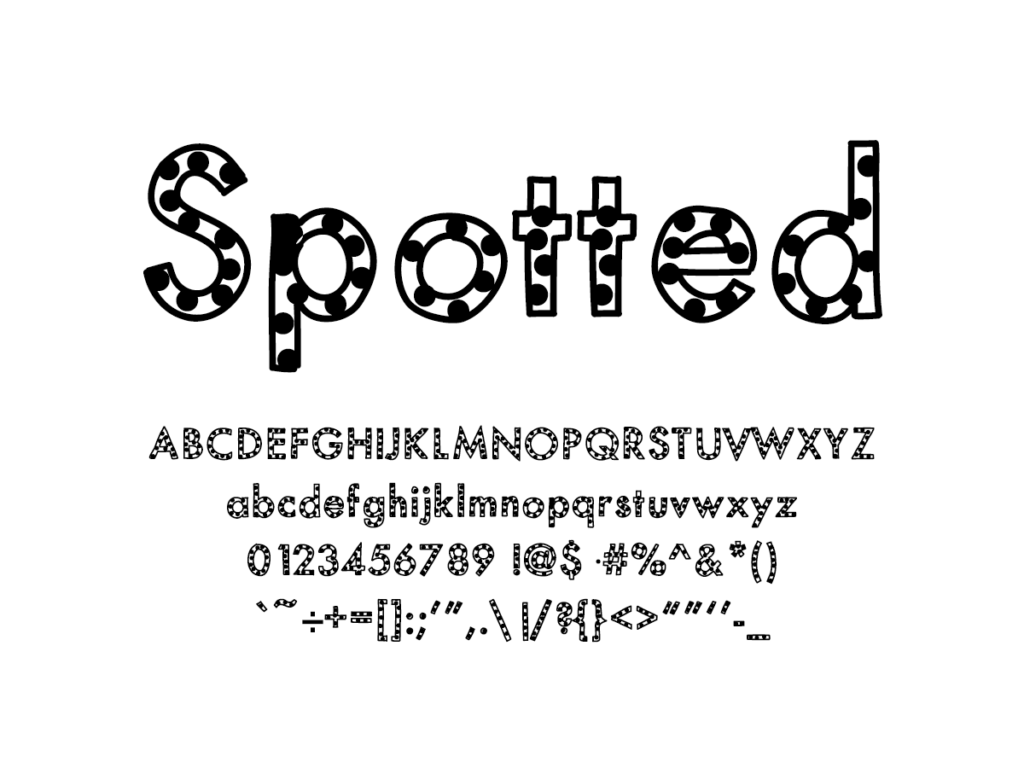 Mix Spotted - Handwritten Fonts by Mikko Sumulong