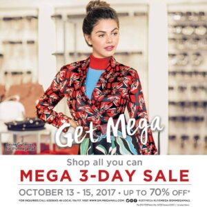 SM Megamall's Mega 3 Day Sale Instagram Post