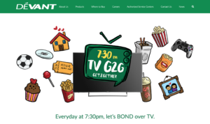 Devant TV Website