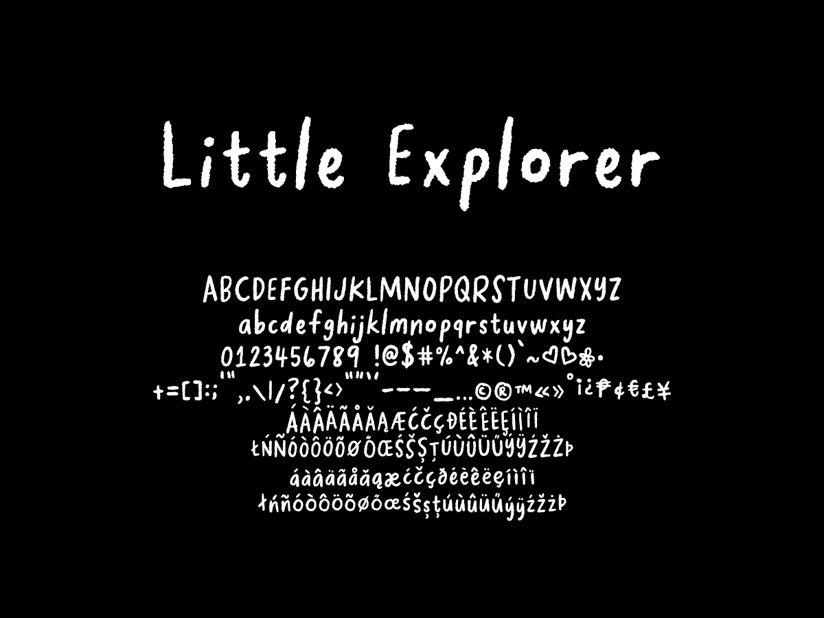 Little Explorer - Handwritten by Christine Herrin