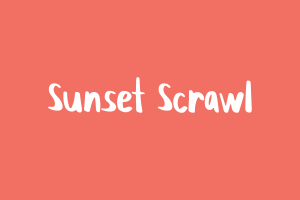Mix Sunset Scrawl